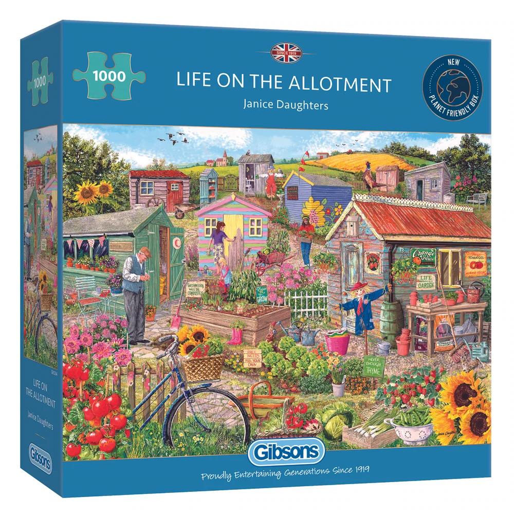 Gibsons Life On The Allotment 1000 pcs Puzzles
